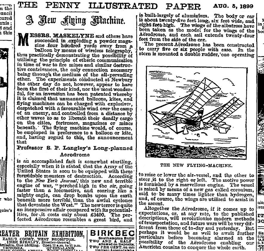 1899 Flying Machine 1899 Flying Machine