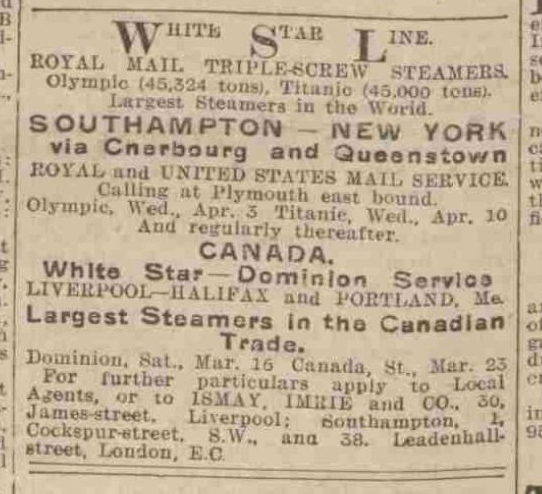 Western Times - Wednesday 20 March 1912 Western Times - Wednesday 20 March 1912