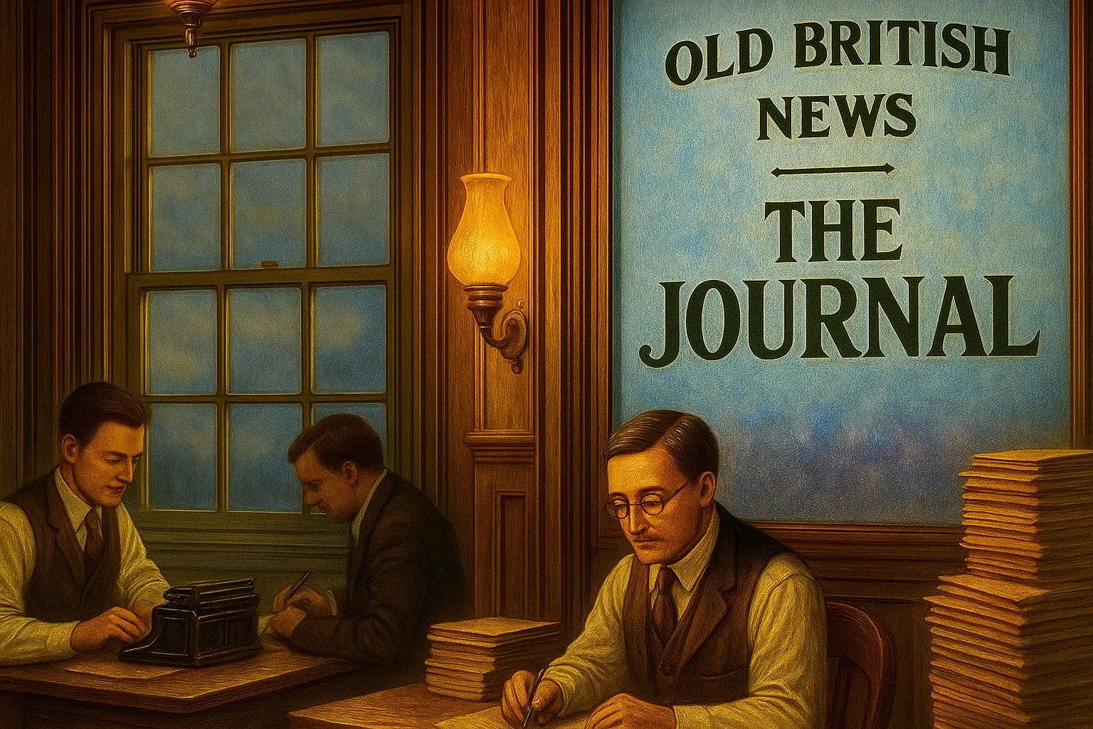 Old British News – The Journal - See some snipets of news expamples